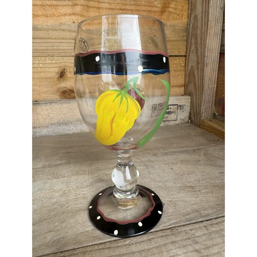 Vintage‎ Home Essentials And Beyond Chili Peeper Glasses- NEW Fiesta Wear